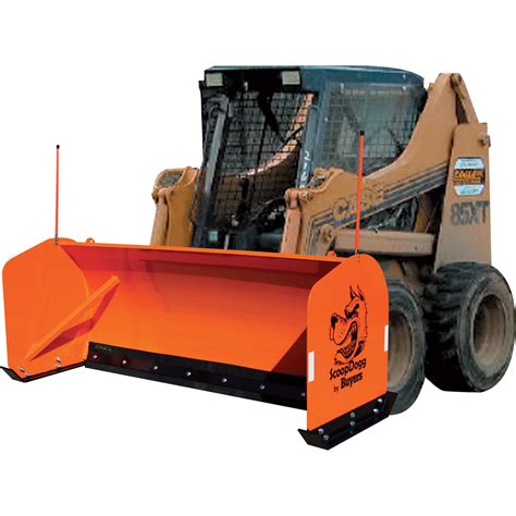 ScoopDogg Snow Pusher for Skid Steers — 8Ft.L, Model